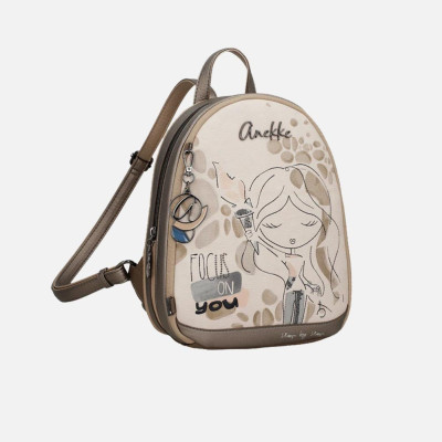 Borsa donna zainetto chiusura con patta stondato Anekke Olympia Multicolor