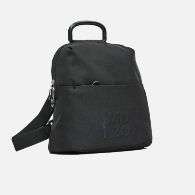 Borsa donna zainetto chiusura zip stondato Mandarina Duck MD 20 Black