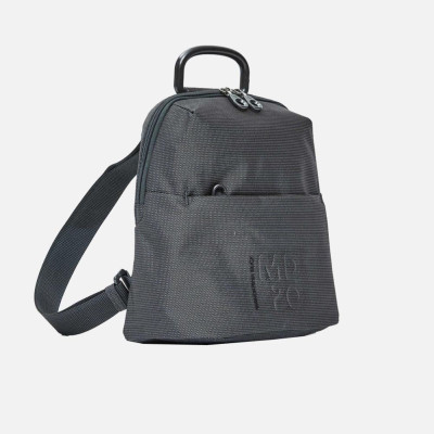 Borsa donna zainetto chiusura zip stondato Mandarina Duck MD 20 Steel