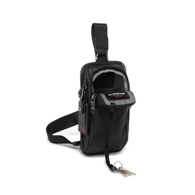 Borsello Monospalla Alpha 2 Tumi 1501931041 Black Valigeria-it