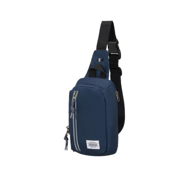 Borsello monospalla Brightup American Tourister MF8004-Navy Valigeria-it