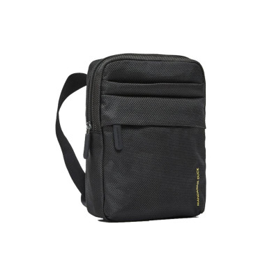 Borsello piatto con tasca anteriore Mandarina Duck Zephyr Black