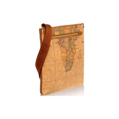 Borsello Piatto Medio Verticale Alviero Martini Naturale  Valigeria.it