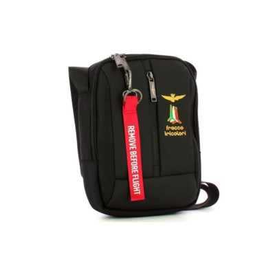 Borsello Tozzo Drone Aeronautica Militare Nero  Valigeria.it