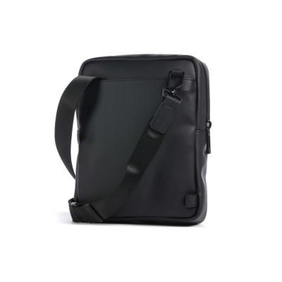 Borsello tozzo con tasca davanti porta ipad mini Piquadro Wollen Nero