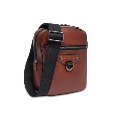 Borsello tozzo con tasca anteriore The Bridge Marrone