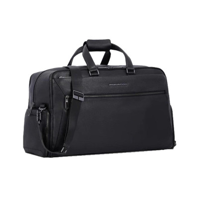 Borsone in Pelle Portabile a Zaino Rhino Piquadro Nero  Valigeria.it