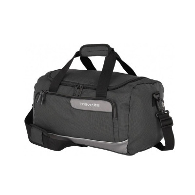 Borsone in tessuto due manici bauletto Travelite Viia Ardesia