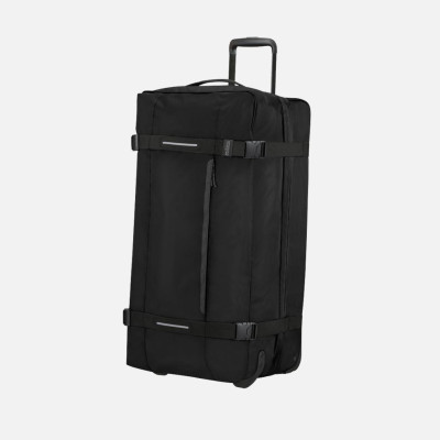 Borsone trolley 78cm grande due manici 2 ruote American Tourister Urban Track Asphalt Black