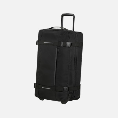 Borsone trolley 68cm medio due manici 2 ruote American Tourister Urban Track Asphalt Black