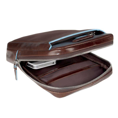 Borsello Organizzazione Piquadro | Porta iPad | Linea Blue Square | CA3084B2-Mogano