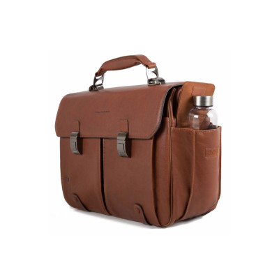 Cartella Porta Pc e Porta iPad®Air/Pro 9,7 CONNEQU | Piquadro Black Square | CA1068B3-Cuoio