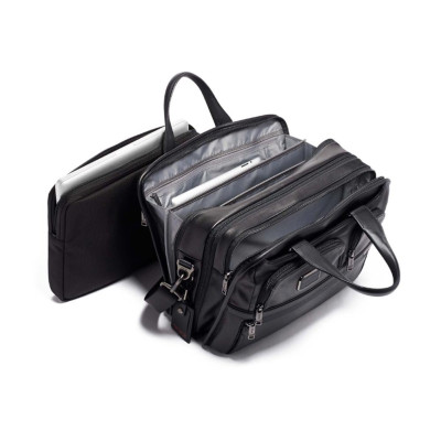 Cartella in Pelle Due Manici da Lavoro Alpha 3 Tumi Black  Valigeria.it