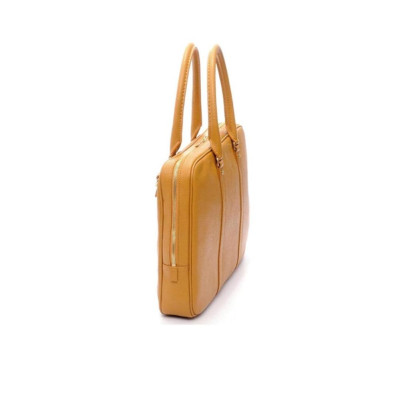 Cartella in Pelle Lavoro Tiffany Spalding & Bros Senape  Valigeria.it