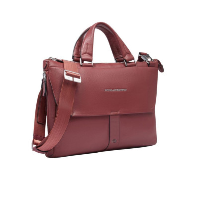 Cartella in pelle porta computer 14 Than Piquadro CA6698S135-Arancione Valigeria-it