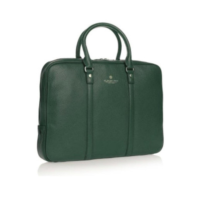 Cartella in Pelle Spalding & Bros Verde  Valigeria.it
