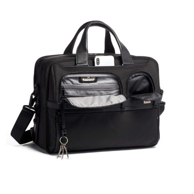 Cartella in Tessuto da Lavoro Alpha 3 Tumi Black  Valigeria.it