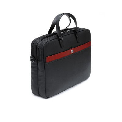 Cartella in Tessuto Spalding&Bros Rosso Nero  Valiegria.it