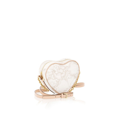 Borsa Donna Tracolla a Cuore | Alviero Martini 1^Classe Geo White | CD01261880900-Bianco