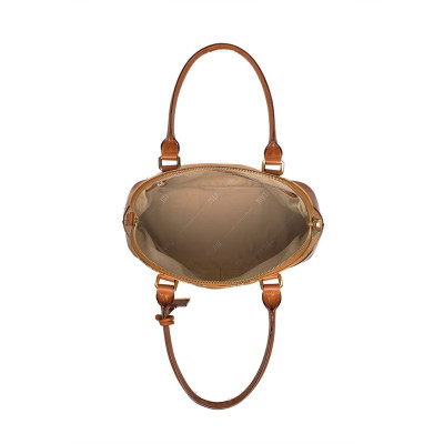 Borsa Donna Bugatti 2 Manici con Chiusura Zip | Alviero Martini 1^Classi Geo Classic | CD07760000010-Naturale