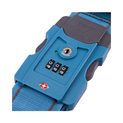 Cinghia da Viaggio con Chiusura TSA e con Combinazione | Roncato Travel Accessories | 409095-Blu