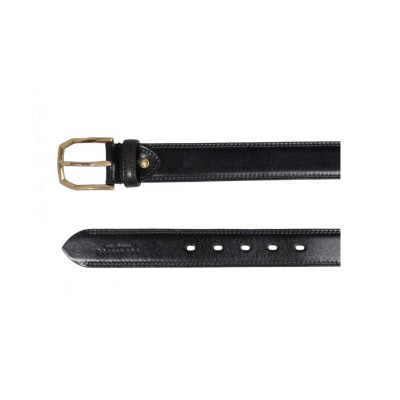 Cintura uomo in pelle taglia 110/125 Nero/Rutenio