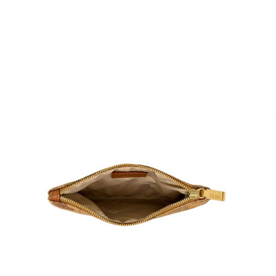 Trousse Rettangolare Piatta Media | Alviero Martini 1^Classe Geo Classic | CM00260000010-Naturale