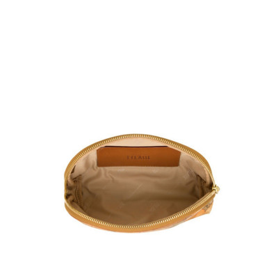 Trousse Mezzaluna con Zip Sopra | Alviero Martini 1^Classe Geo Classic | CM02960000010-Naturale