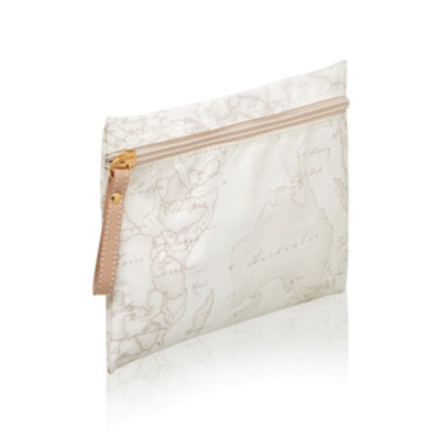 Trousse bustina rettangolare | Alviero Martini 1^Classe Geo Soft White | CN05263800900