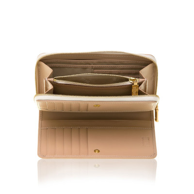 Portafoglio Donna Cerniera con Patta | Alviero Martini 1^Classe Geo White | CW02761880900-Bianco