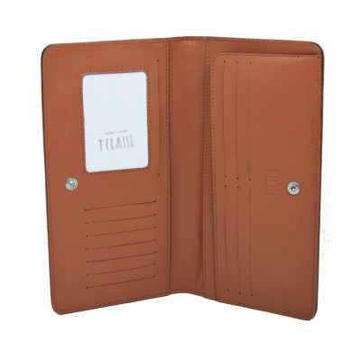 Portafoglio Uomo Porta Documenti a Libro | Alviero Martini 1^ Classe Geo Classic | CW13160000010-Naturale