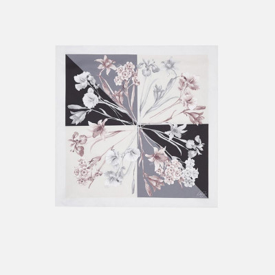 Foulard classico flower piccolo Liu Jo Nero