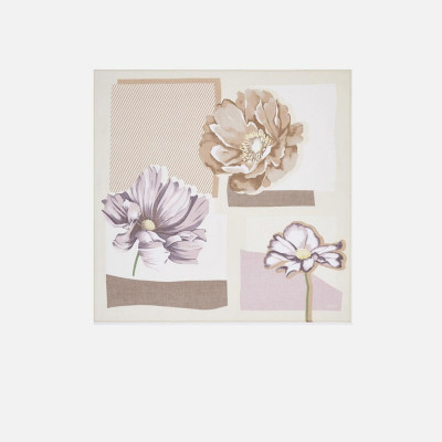 Foulard classico grande maxiflower Liu Jo White Cream