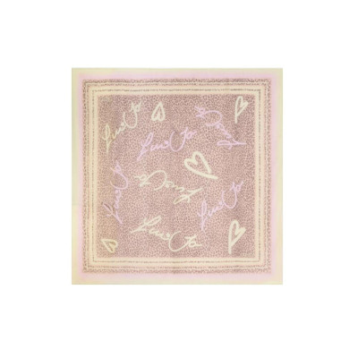 Foulard maxi logo leopard 120x120 Liu Jo 2A5044T030010618-Pale Yellow Valigeria-it