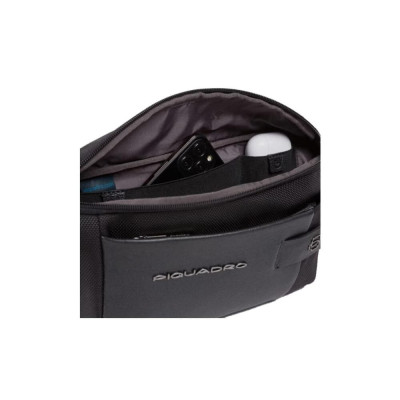 Marsupio Tozzo Brief2 Piquadro Nero  Valigeria.it