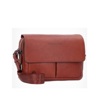 Messenger Piccola Black Square Cuoio  Valigeria.it