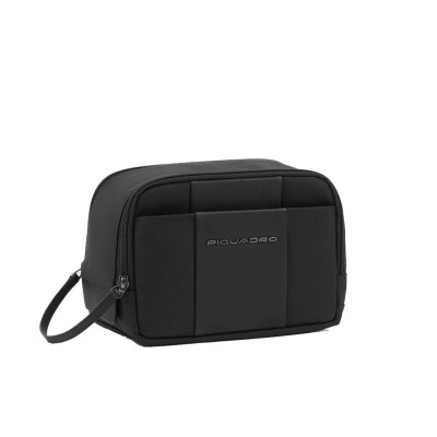 Necessaire 2 zip semplice Piquadro Brief2 Nero