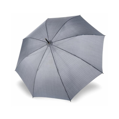 Ombrello lungo automatico curvo Doppler Fiber Flex Big Ac Gents Printed Glen Check