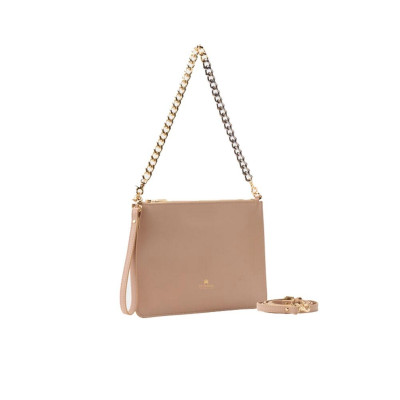 Pochette Alice media con bracciale Bella Cuoieria Fiorentina B000005605420-Nude Valigeria-it 