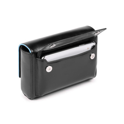 Pochette Blue Square Piquadro Nero  Valigeria.it