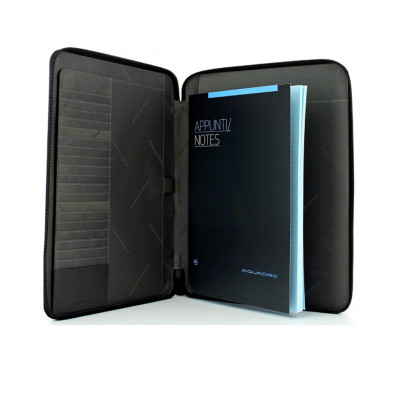 Porta Blocco A4 Piquadro Pulse Connequ Nero  Valigeria.it