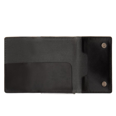 Porta Carte Credito Doppio The Bridge Nero  Valigeria.it