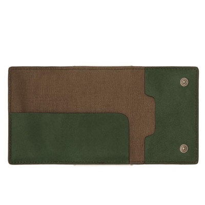 Porta Carte Credito Doppio The Bridge Verde  Valigeria.it