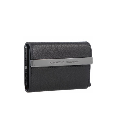 Porta Carte Credito Metal Case Porsche Design Black  Valigeria.it