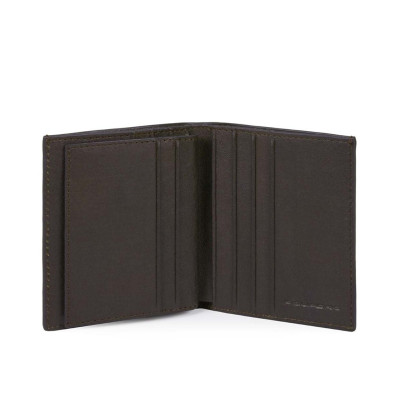 Porta Carte Credito Piquadro Black Square PP1518B3R  Valigeria.it