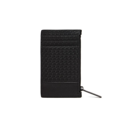 Porta Carte di Credito con Zip Calvin Klein Black  Valigeria.it