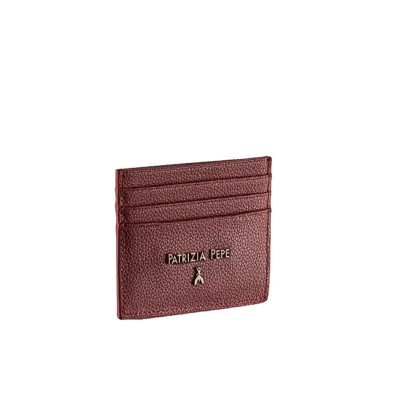 Porta carte di credito piatto Patrizia Pepe CQ7001L001R845-Clash Red Valigeria-it 