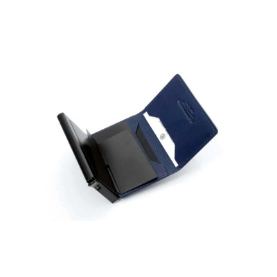 Porta Carte di Credito Slide Spalding&Bros Blu Navy  Valigeria.it