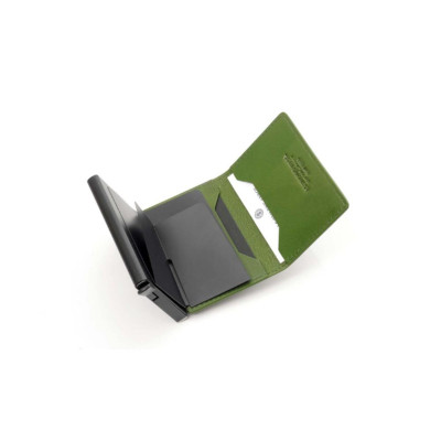 Porta Carte di Credito Slide Spalding&Bros Verde  Valigeria.it
