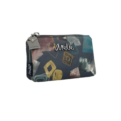 Piccola pelletteria porta monete monedero sintetico Anekke Evolution Multicolor
